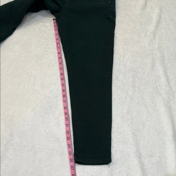 Democracy AB Technology Dark Green Skinny Jeans With Elastic Band on Waist - Picture 9 of 14